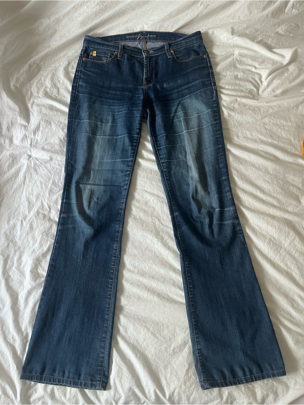 Second Yoga Jeans Alex Bootcut Flare Dark Wash Denim Made in Canada 30